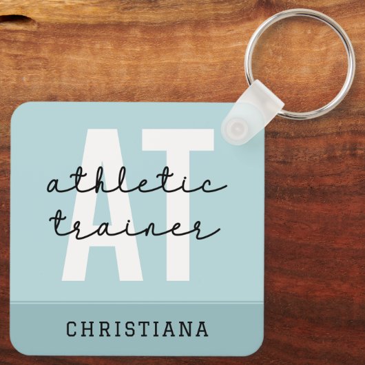Speciaal Athletic Trainer AT Sleutelhanger (Achterkant)