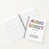 Speciaal audioloog Audiology Afstuderen Gift Notitieboek (Binnen)