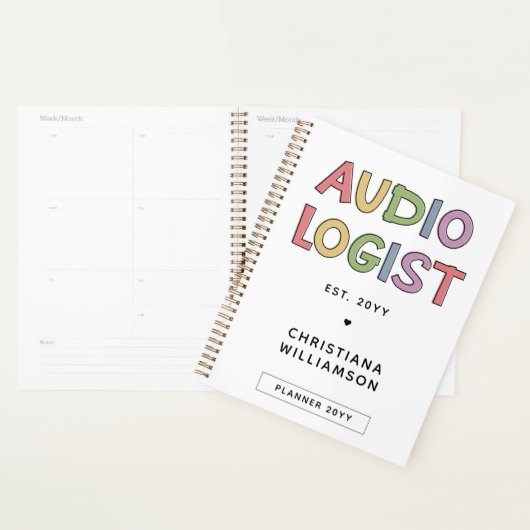 Speciaal audioloog Audiology Afstuderen Gift Planner (Display)