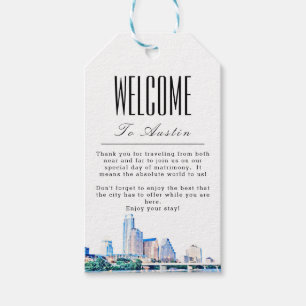 Speciaal Austin Texas Welcome Gift Label Cadeaulabel