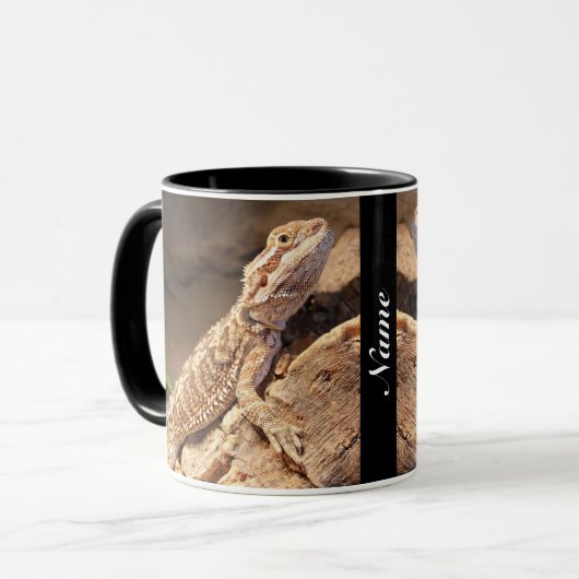 Speciaal Baby gebogen dragon Lizard Mok (Voorkant links)