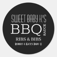 Speciaal Baby-Q-saus label