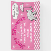 Speciaal Baby shower banner voor meisjes (Verticaal)