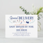 Speciaal Baby shower van de Levering per post Uitn Kaart (Staand voorkant)