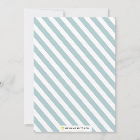 Speciaal Baby shower van levering Uitnodiging - jo (Achterkant)