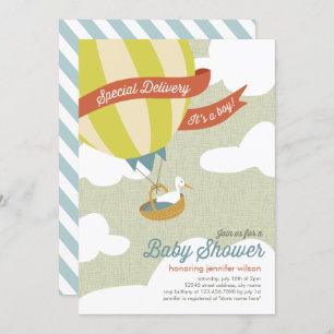 Speciaal Baby shower van levering Uitnodiging - jo