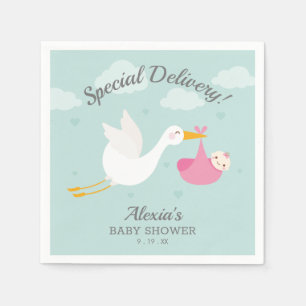Speciaal Baby shower voor speciale bezorgingswinke Servet