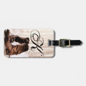 Speciaal Bagagelabel Boots Country Rustic West (Voorkant horizontaal)