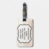 Speciaal Bagagelabel Boots Country Rustic West (Achterkant verticaal)