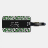 Speciaal bagagelabel met golfballdesign (Achterkant horizontaal)