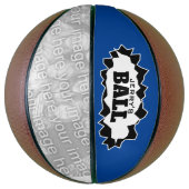 Speciaal basketbal met aangepaste foto (Verticaal)