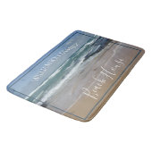 Speciaal beach House Ocean Large Bath Mat (Gekanteld)