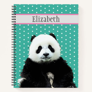 Speciaal Beer Cute Panda Kind dierbenaming Notitieboek