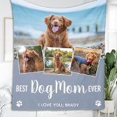 Speciaal beste hond ooit foto-collage fleece deken