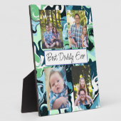 Speciaal beste papa ooit foto fotoplaat (Zijkant)