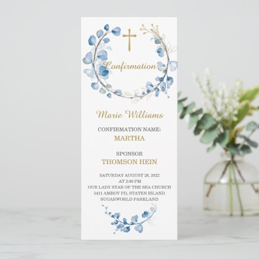 Speciaal bevestigde jongen Prayer Kaart (Staand voorkant)