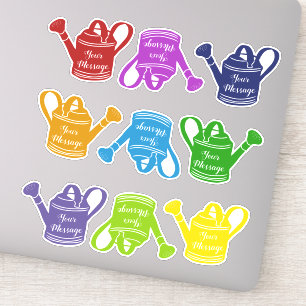 Speciaal blad voor drinkblikjes voor tuinkleding sticker