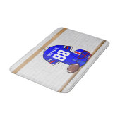 Speciaal Blauw Wit Football Jersey Badmat (Gekanteld)