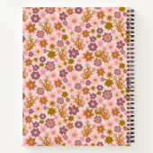 Speciaal bloemen pastel Floral Pattern Notitieboek (Achterkant)