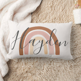 Speciaal Boho Rainbow Name Pillow Kussen