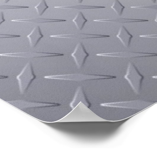 Speciaal Bord Man Poster van staal (Hoek)