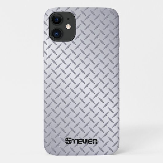 Speciaal Bord voor Bright Steel Diamond Case-Mate iPhone Case (Achterkant)