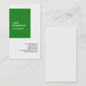 Speciaal Bos Levendig Groen Wit Modern Unique Visitekaartje (Voorkant / Achterkant)