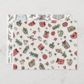 Speciaal briefkaart voor kerst (Voorkant / Achterkant)