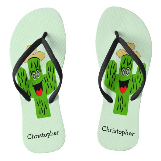 Speciaal Cactus-ontwerp Teenslippers (Voetbed)