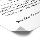 Speciaal cadeau voor softwareontwikkelaar poster (Hoek)