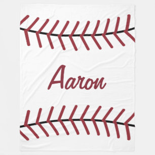 Speciaal cadeautje voor Baseball Sportbal Fleece Deken