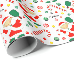 Speciaal cadeautje voor Pickleball Holiday Cadeaupapier