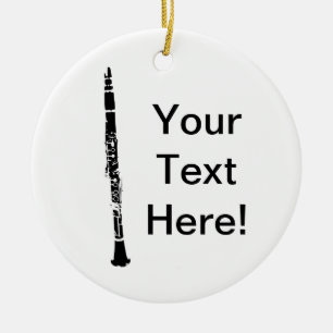 Speciaal Clarinet Keramisch Ornament