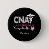 Speciaal CNA-gecertificeerd verpleegassistent Ronde Button 5,7 Cm (Voorkant)