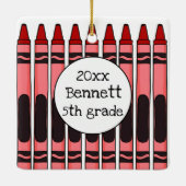 Speciaal Crayon Keramisch Ornament (Achterkant)