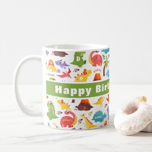 Speciaal Cute Dinosaur Koffiemok (Met donut)