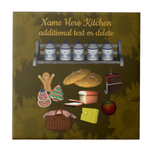 Speciaal Cute Kitchen-ontwerp Tegeltje