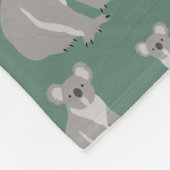 Speciaal Cute Koala Pattern Fleece Deken (Hoek)