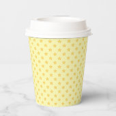 Speciaal Cute Lemon- en Star-patroon Papieren Bekers (Achterkant)