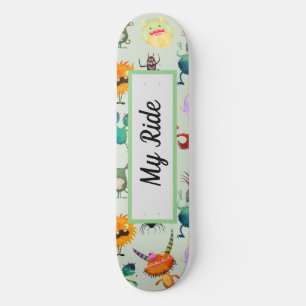Speciaal Cute Monster-ontwerp voor jongens Skateboard