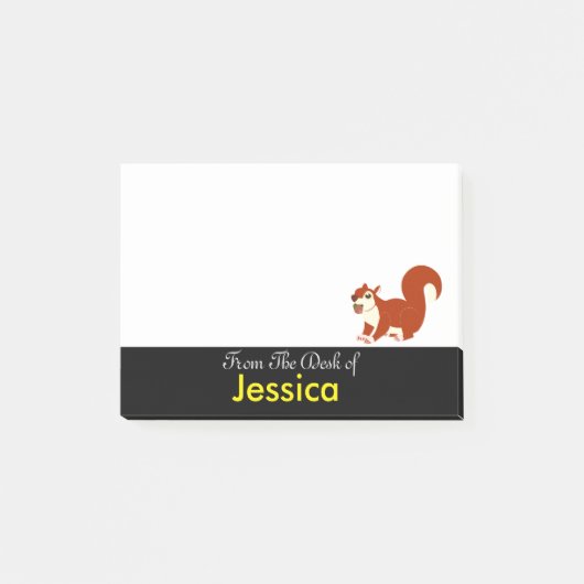 Speciaal Cute Square met Acorn Post-it® Notes (Voorkant)