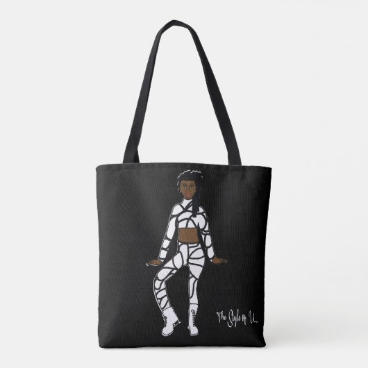 Speciaal danserend Tas (zwart-wit) (Achterkant)