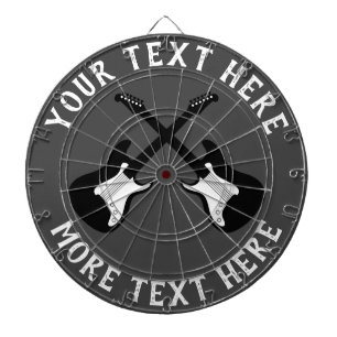 Speciaal dartboard met elektrisch gitaarontwerp dartbord