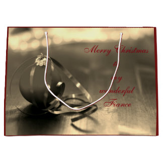 Speciaal design voor prettige kerstfeestdagen groot cadeauzakje