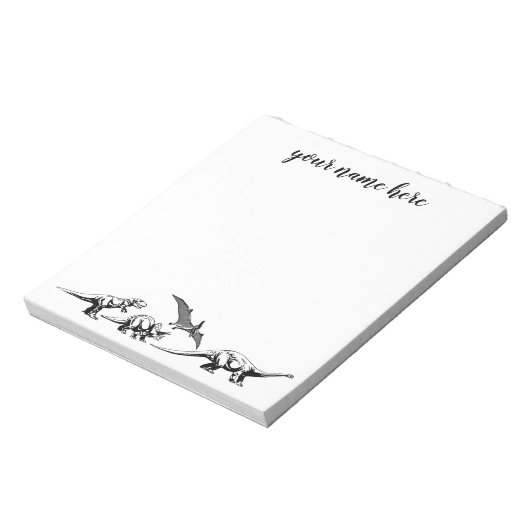 Speciaal dinosaurus-Notitieblok voor kinderen Notitieblok (Gedraaid)