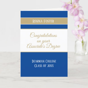 Speciaal diploma van de afgestudeerde academie van kaart