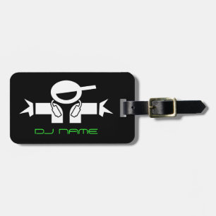 Speciaal DJ-bagagelabel voor muziekweergave Bagagelabel