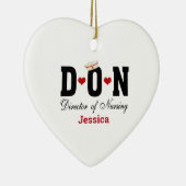 Speciaal DON Nurse kerstkeramisch Ornament (Rechts)