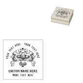 Speciaal door de hand getrokken Mexicaans  Rustic Rubberstempel (Gestempeld)