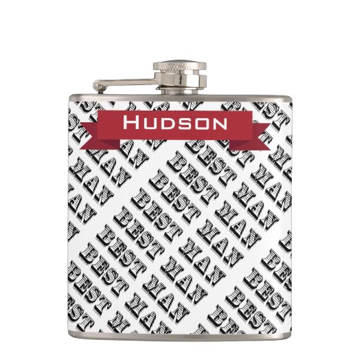 Speciaal draagbaar draagvat voor beste man heupfles (Voorkant)